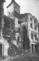 Click to enlarge: Cluny after the bombardment of 11 August 1944. (Photo thanks to Philippe Cannone)